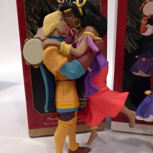 NEW 1996 HALLMARK DISNEY HUNCHBACK OF NORTE DAME ORNAMENT LOT OF 4 - Picture 5 of 14